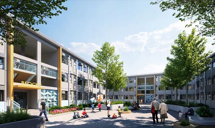 中建科工承建的香港首个简约公屋SS M518项目首批MiC箱体正式发运